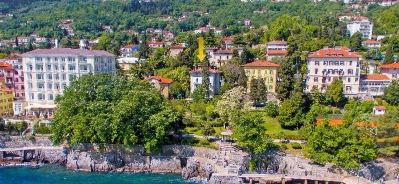 Studio Apartman Villa Gianna Ловран Екстер'єр фото